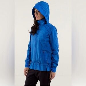 Lululemon Run Bandit Jacket Baroque Blue full zip 6